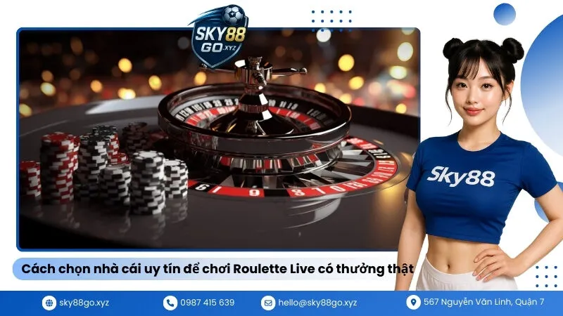 Cách chọn nhà cái uy tín để chơi Roulette Live có thưởng thật